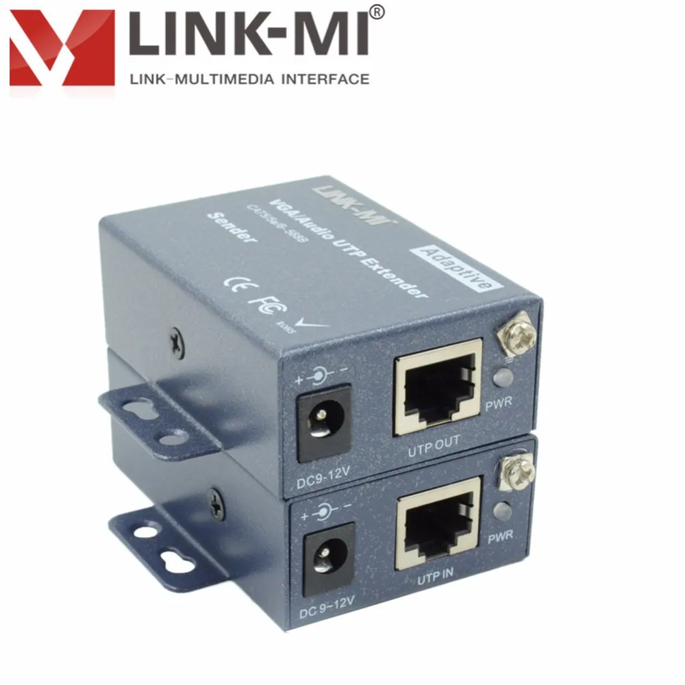 LINK MI 101TRS VGA Extender 100M over CAT5/UTP STP cable Support Windows7 Solaris Linux FreeBSD|cable manufactures|cat5 100mcat5 extender |