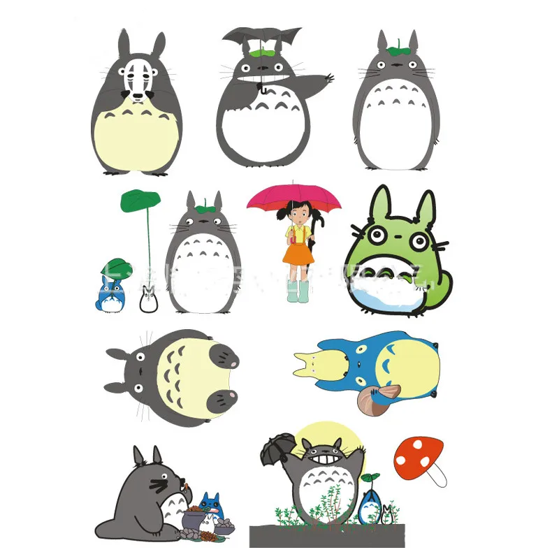 13 шт./лот модная виниловая наклейка с изображением Аниме Тоторо для стайлинга