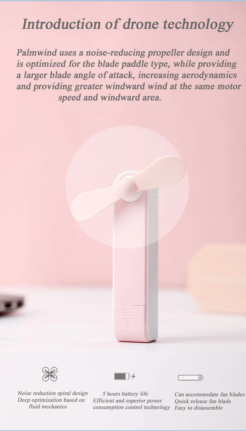 Mini charging treasure fan USB small electric fan student dormitory portable multifunctional pocket fan