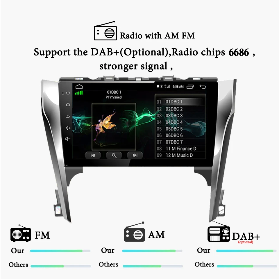 Android 9,1 2 din автомобильный dvd gps для toyota camry 2012- Авторадио Мультимедиа navi CarPlay 4G LTE планшет gps аудио rds