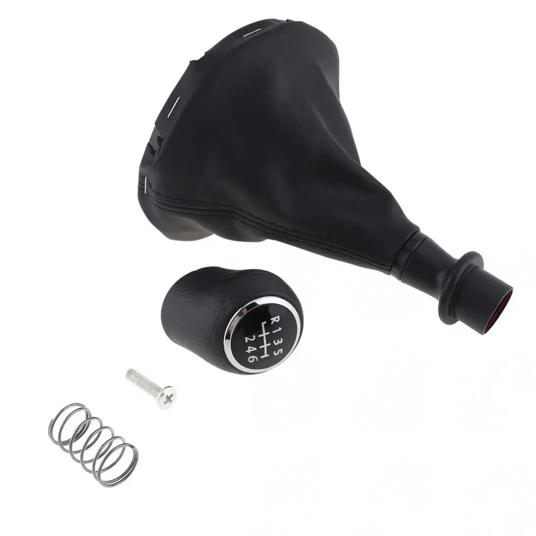 6 Speed Car Manual Gear Shift Handball Knob With Dust Cover/Spring/Screw for Volkswagen T5 T5.1 T6 2003 2005-2015/6 Models | Автомобили и