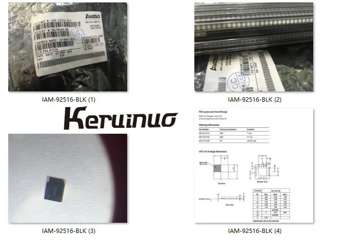 RC1206JR-070RL TAJE476K035RNJ 47 мкФ 35V 7343H 1N4746 1N4746A диод MBRA160T3 IAM-92516-BLK Настоящее фото новое и