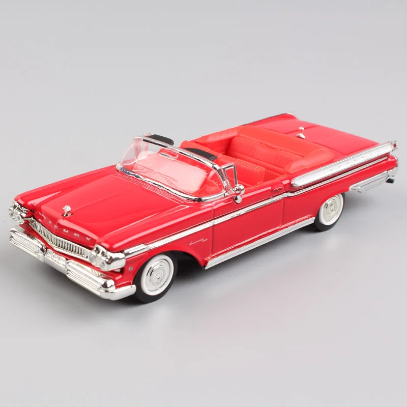 1957 Mercury Tur Red 1:43 Масштаб ford 1957 Mercury Turnpike Cruiser, металлический стиль, винтажный автомобиль, металлические Литые игрушечные модели автомобилей для детей - Цвет: 1957 Mercury Tur Red