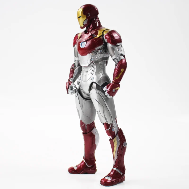 

2Styles 18/26cm Avengers Superhero Homecoming Spiderman Iron Man MK47 PVC Action Figure Model Collectible Toys Kids Gift