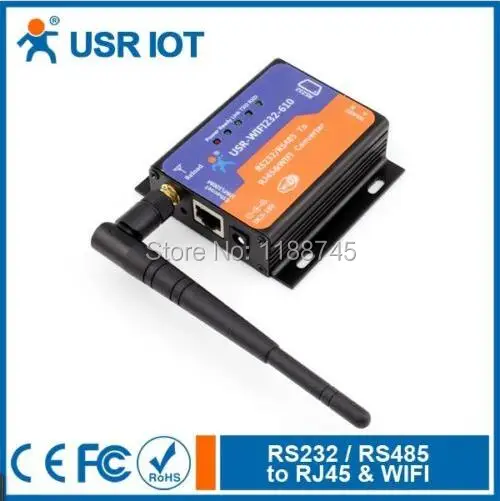 USR WIFI 232 610 Последовательный RS232 RS485 к Wi Fi и Ethernet TCP/IP конвертер|rs485 hub|rs485 pcirs485 protocol |