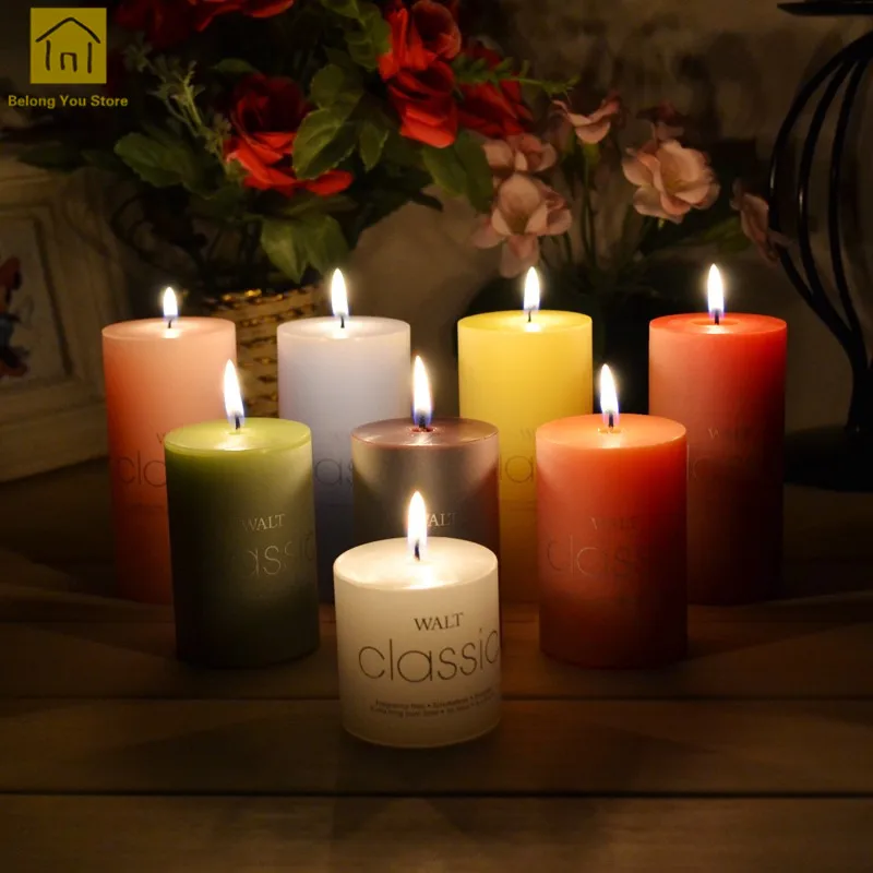 Декоративные Свечи свадебные Буги шофи-плат Velas Ароматизированная восковая свеча изготовление день рождения пеньковые свечи воск JKK091