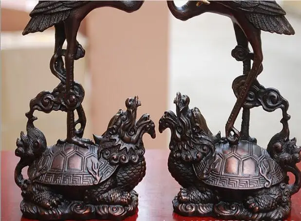 Китайская Золотая скульптура буддийская из бронзы подсвечник Статуя Дракона