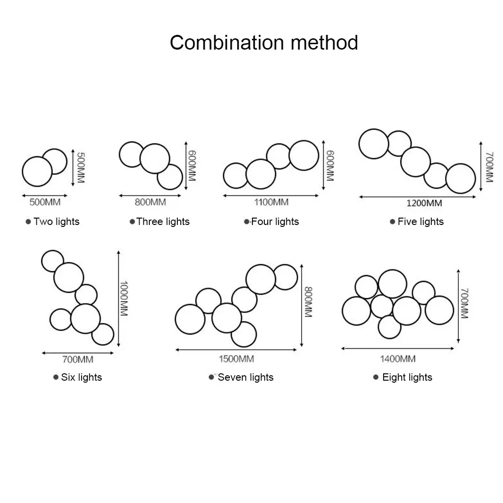 2019 новый креативный настенный светильник простой круглый можно комбинировать в