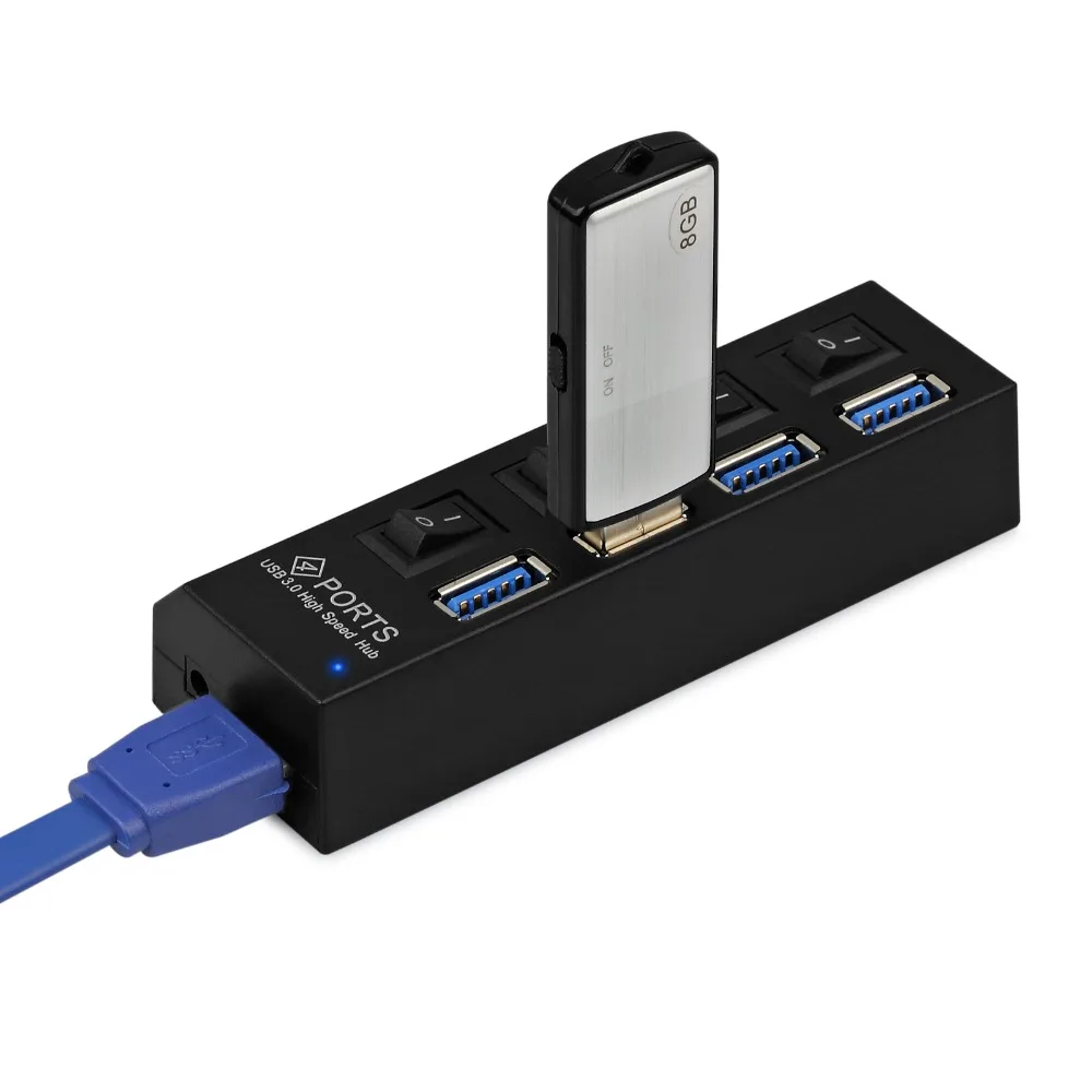 Neoteck портативный концентратор USB 3 0 4 порта 5 Гбит/с высокоскоростной с