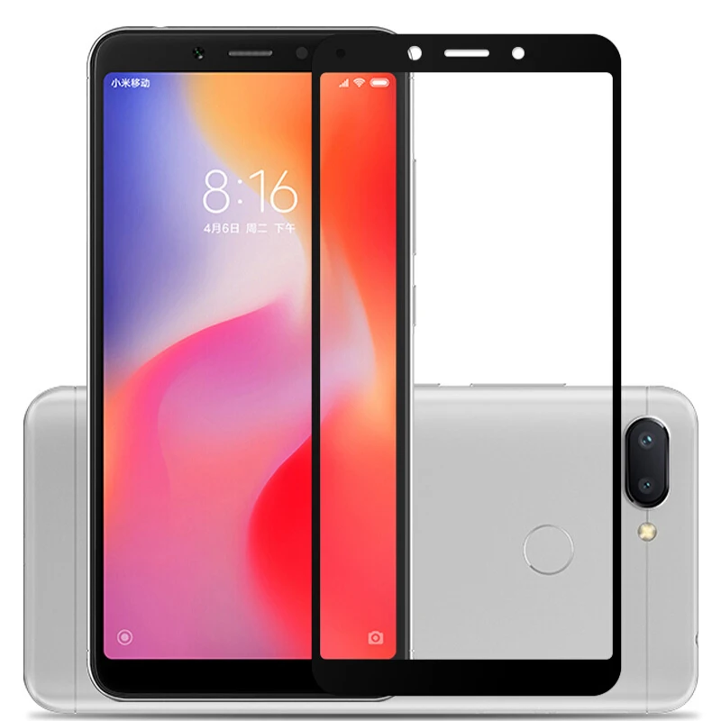 Защитное стекло закаленное для Xiaomi Redmi 6A|Защитные стёкла и плёнки телефонов| |