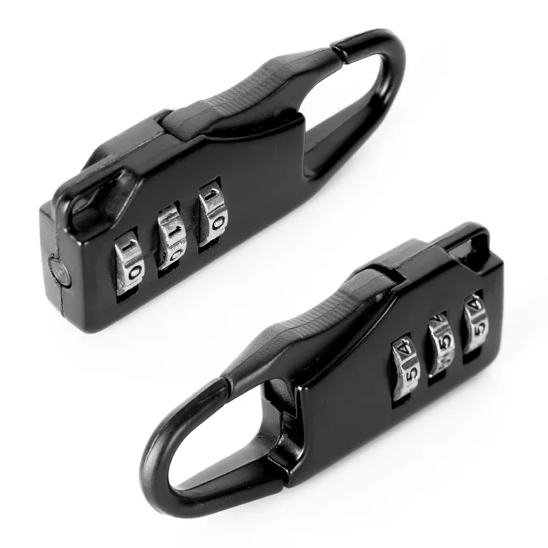 3 значный дорожный замок мини циферблат цифра код пароль комбинация безопасности