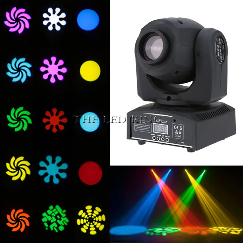2 шт. светодиодные подвижные головки 60 Вт DMX512|Эффект освещения сцены| |
