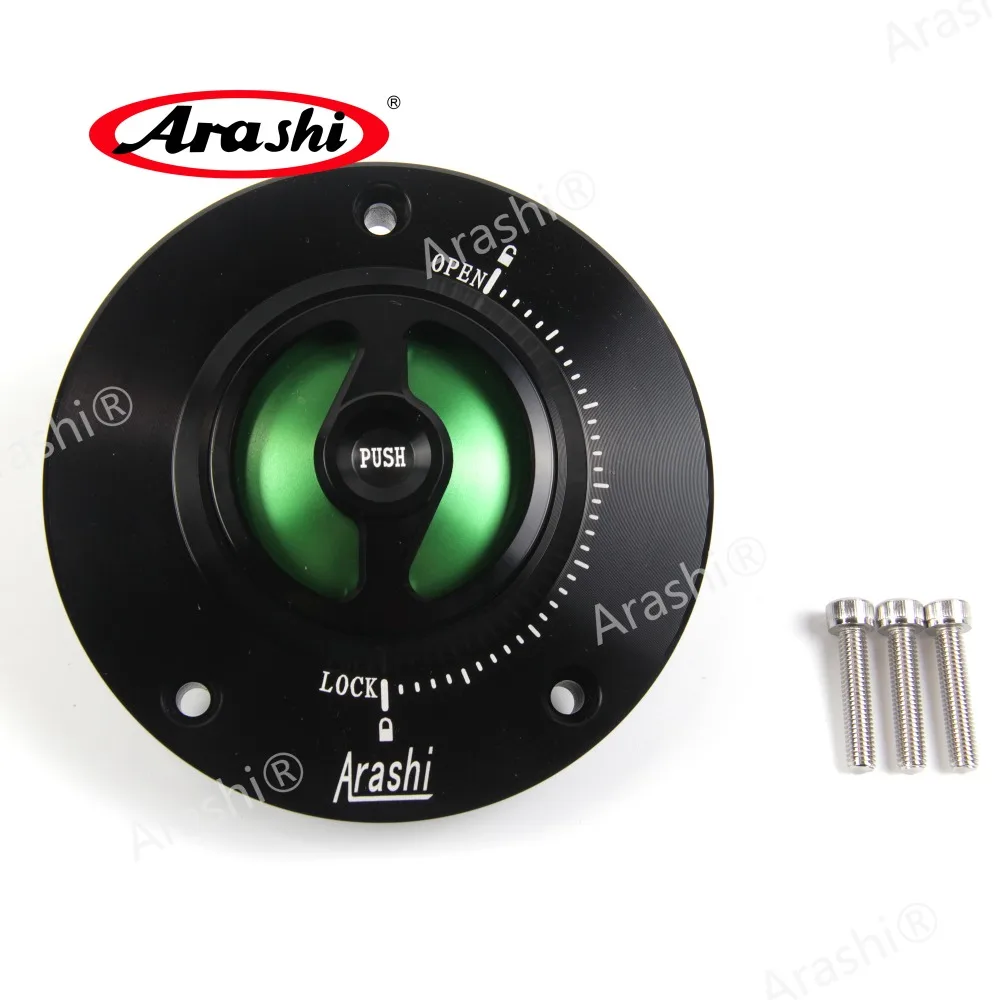 

Arashi Gas Fuel Tank Cap Cover For Suzuki All Years 108mm Motorcycle Accessories CNC Aluminium 3 Mounting Spots GSXR HAYABUSA