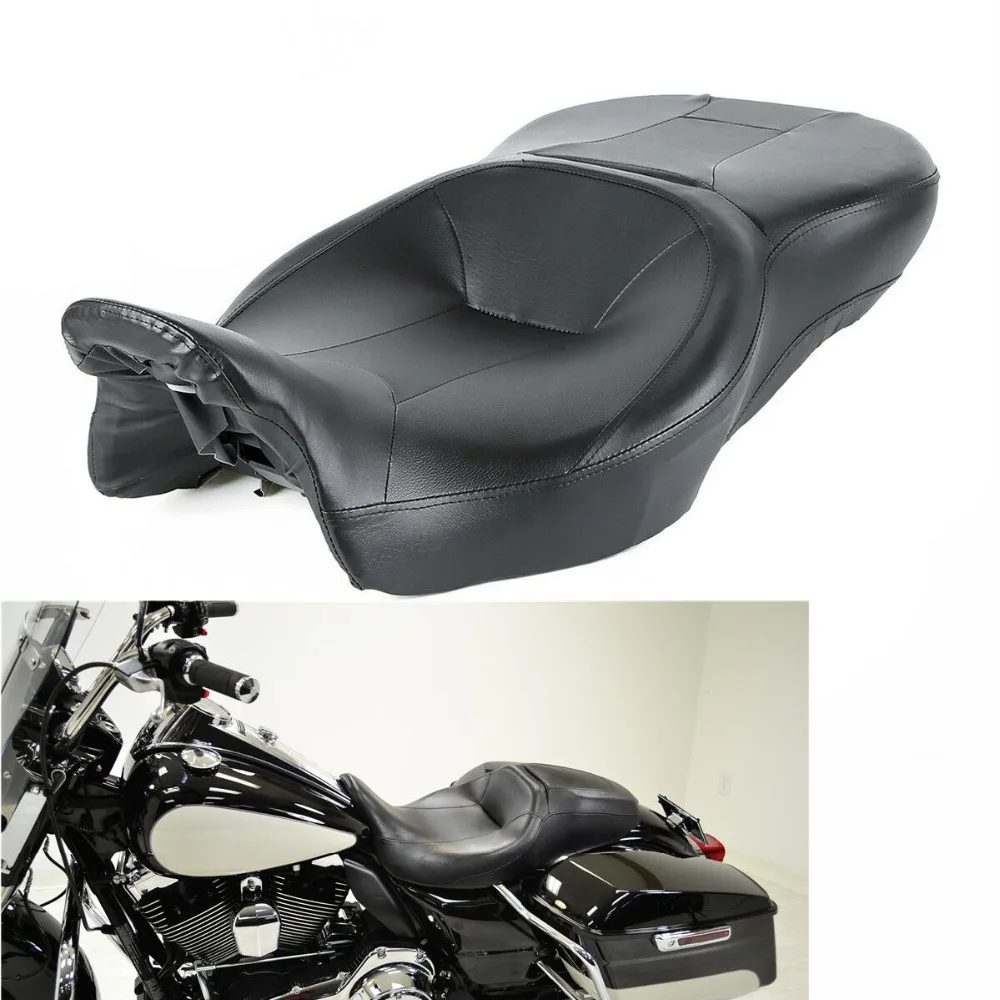 Мотоциклетное и ПАССАЖИРСКОЕ СИДЕНЬЕ для Harley Touring FLHT FLHX FLHR FLTRX 2014 2019 18 17| |