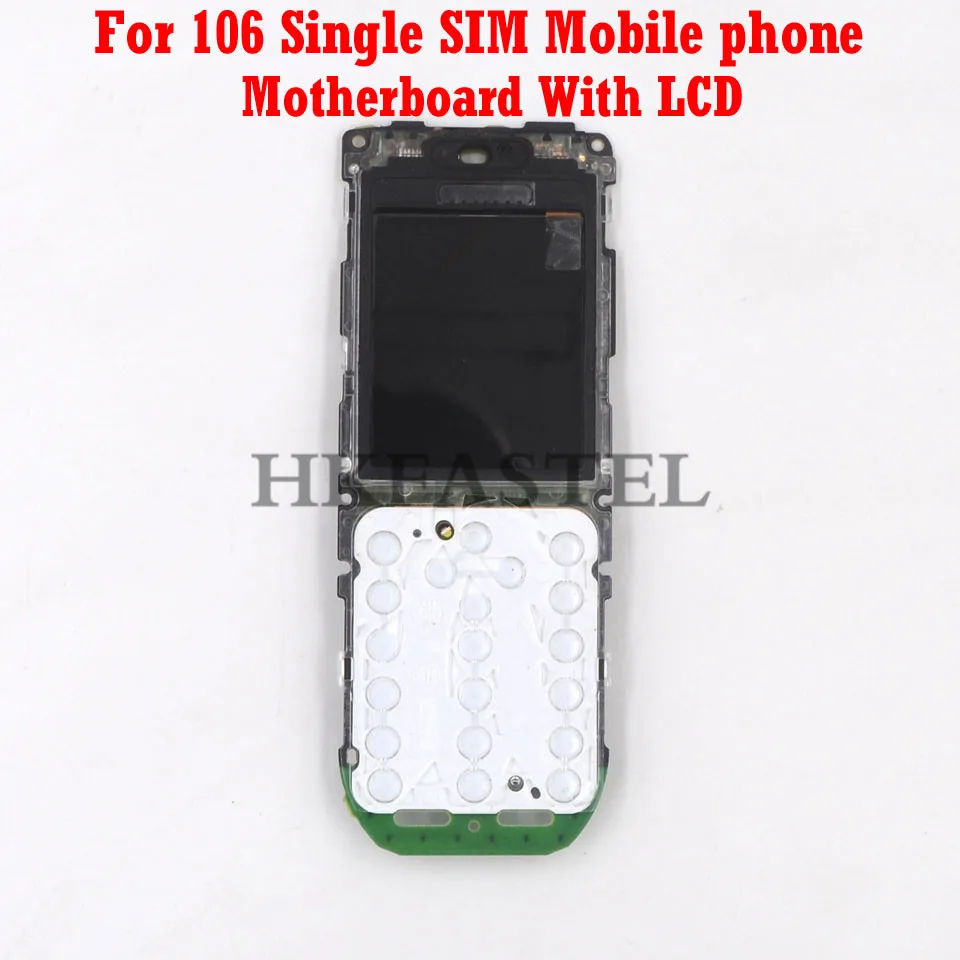 106 Single SIM Материнская плата hkfatel для Nokia 105 106 с одной sim-картой 107 108 с двумя sim-картами сменная материнская плата для мобильного телефона с ЖК-экраном - Цвет: 106 Single SIM