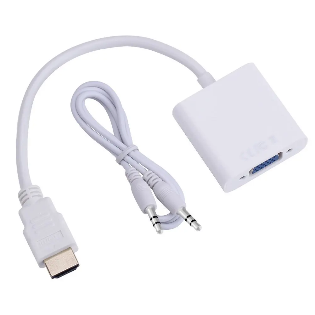 Адаптер hfes HDMI к VGA видео кабель конвертер до 1080 P от аналогового цифрового ПК HDTV dvd
