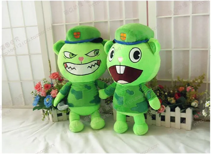 Happy Tree Friends плюшевые куклы аниме HTF флиппи плюшевые игрушки 40 см мягкая подушка высокого качества для подарка