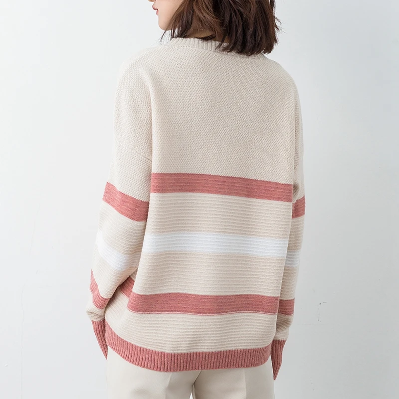 DSANNINGT Hot selling New arrival women's Sweater Wool Female round neck pullover Knit Cashmere cultivating wild | Женская одежда