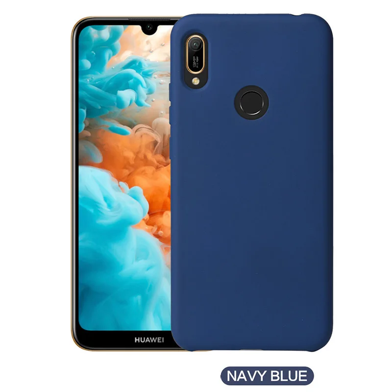 имитация копия официальный оригинальный силиконовый чехол на huawei Y7 2019/Y7 Prime 2019