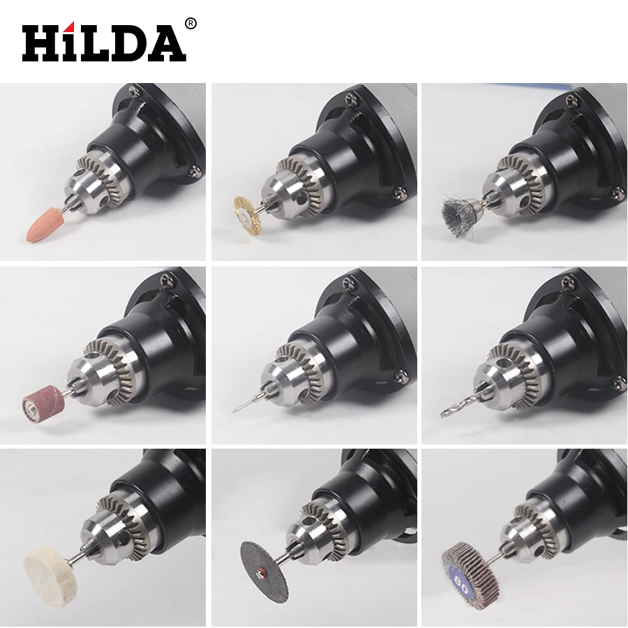 HILDA 276 шт. набор роторных инструментов для Dremel, аксессуары для роторных инструментов для шлифовки, полировки, резки, наборы абразивных инструментов