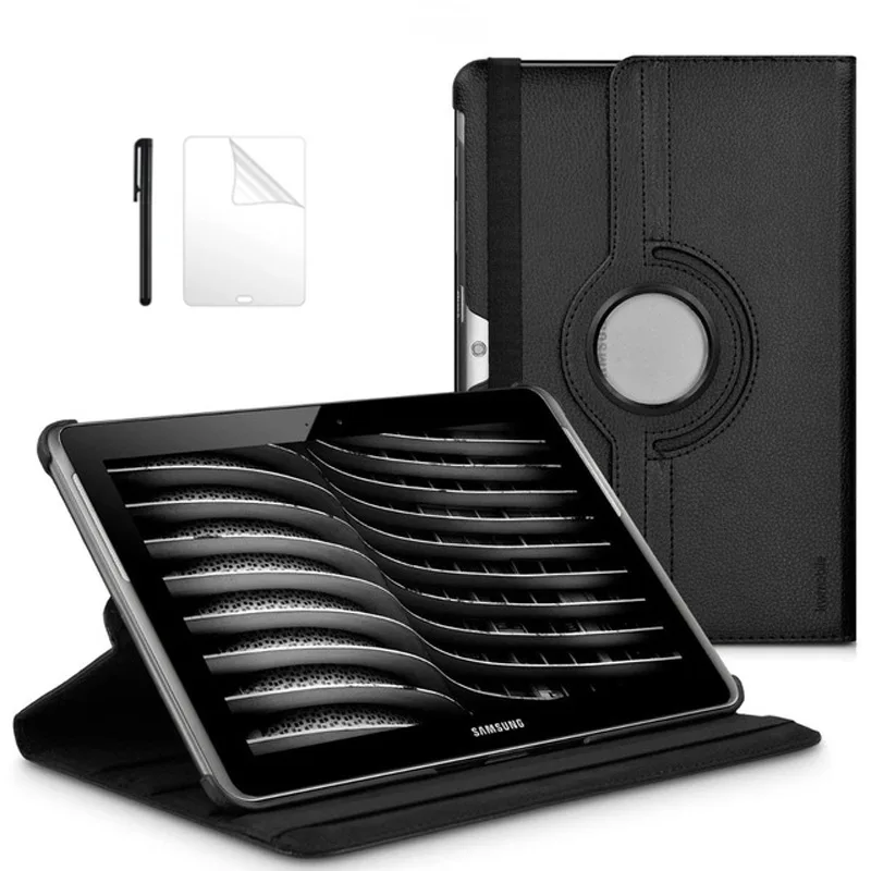 Вращающийся на 360 градусов чехол из искусственной кожи для Samsung Tab 2 10 1 GT P5100 P5110 P5113