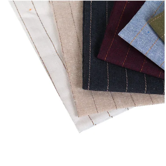 

New European and American Yarn-dyed Linen and Cotton Fabric