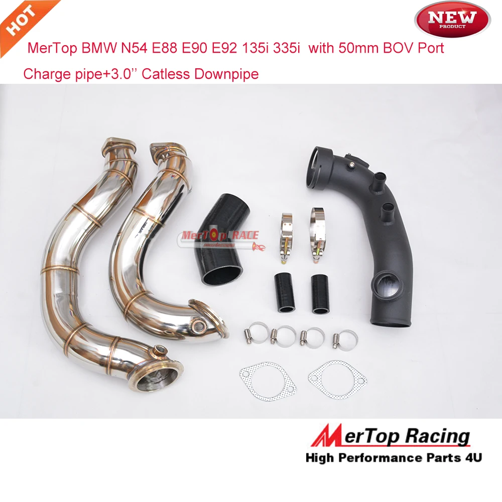 Комплект охлаждения трубы MerTop N54 3 0 Т E82 E88 E90 E92 E8X E9X 135i 33i с турбо-зарядкой 50 мм