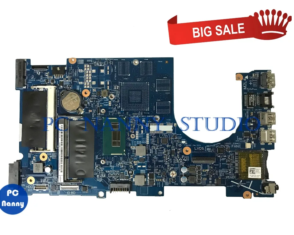 PCNANNY 044PTM 44PTM для Dell Inspiron 17R 7737 материнская плата ноутбука I5 12309 1