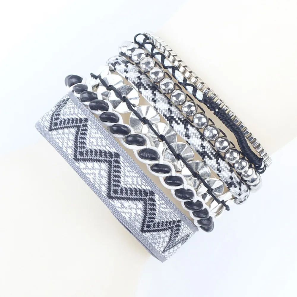 Newei горячее предложение Роскошный плетеный браслет ручной работы из бисера