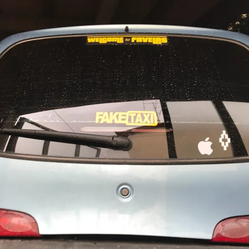 Забавная Автомобильная наклейка Светоотражающая на окна