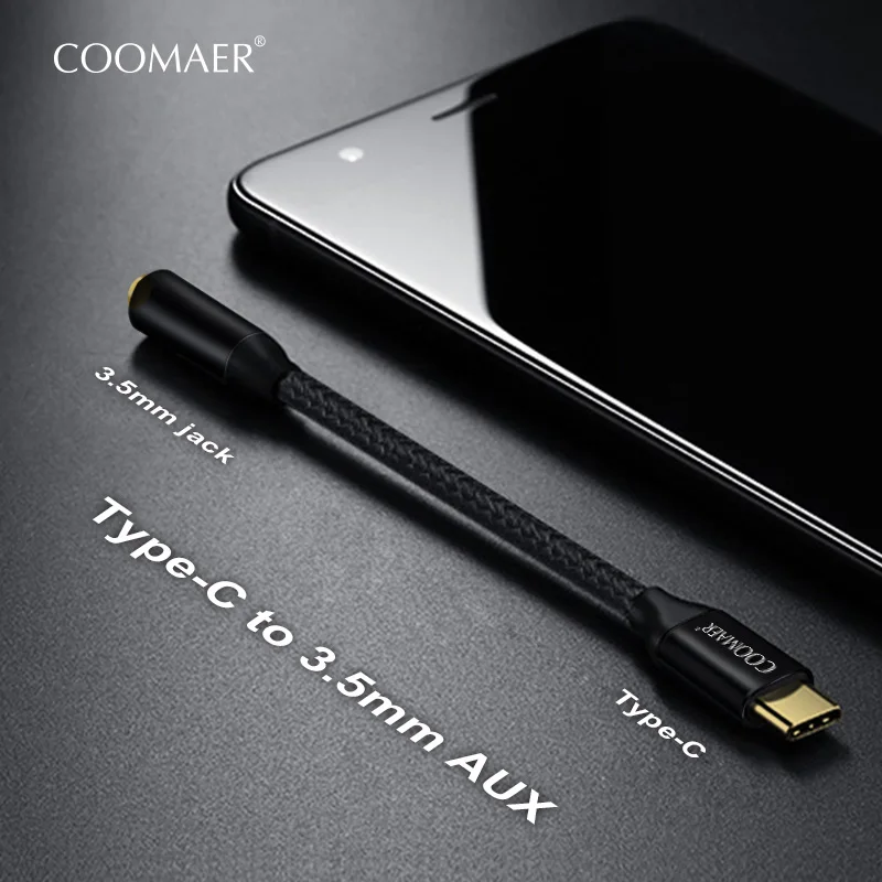 Аудиокабель с разъемом типа c на 3 5 мм аудиокабель C адаптер для наушников USB aux