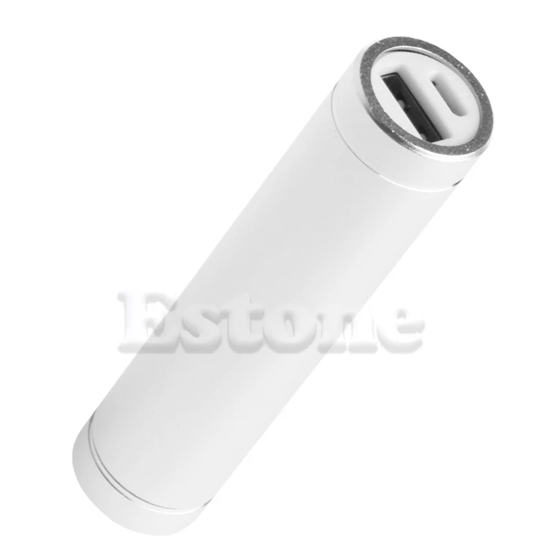 1 шт. металлический 5 в USB внешний аккумулятор комплект 1X18650 зарядное устройство коробка DIY для сотового телефона - Цвет: White