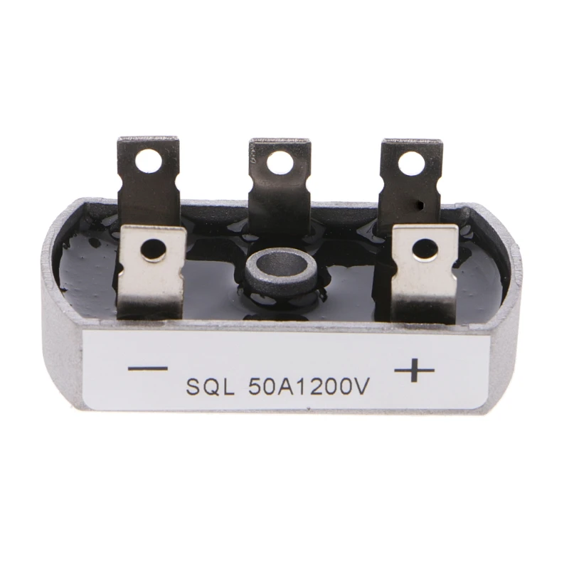 50A 1200V Алюминий металлический чехол 3 фазы диодный мост выпрямителя 50Amp SQL50A модуль