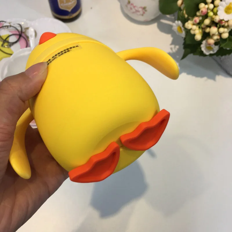 200 мл симпатичная детская соломенная Вакуумная чашка с цыплятами Термокружка