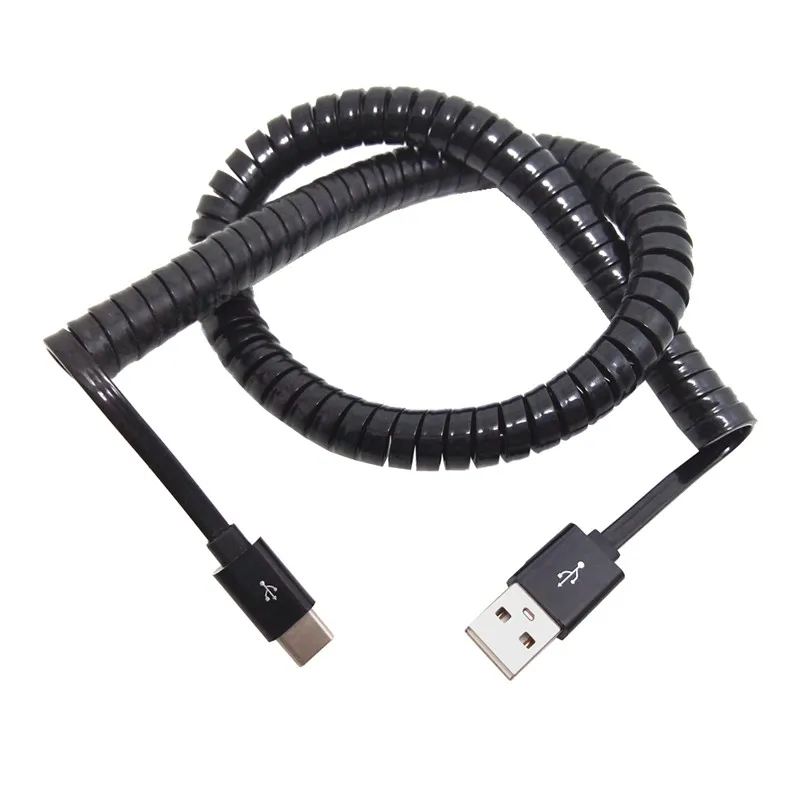 Кабель с пружинным штекером USB 3 1 Type C на 2 0 для зарядки Oneplus2 Letv Phone Google 6P 5X ZUK Z1 Z2 HUAWEI