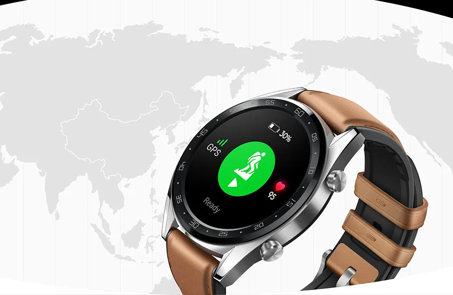 Оригинальные часы huawei GT уличные умные часы Экстра Долгое время работы от батареи gps научный тренер Amoled Цвет retina 1,39"