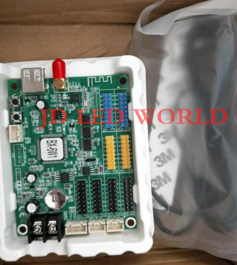 BX-6W1(замена BX-5A1 и wifi) беспроводной внутренний полуоткрытый и открытый светодиодный движущийся знак светодиодный прокрутка знак контроллер