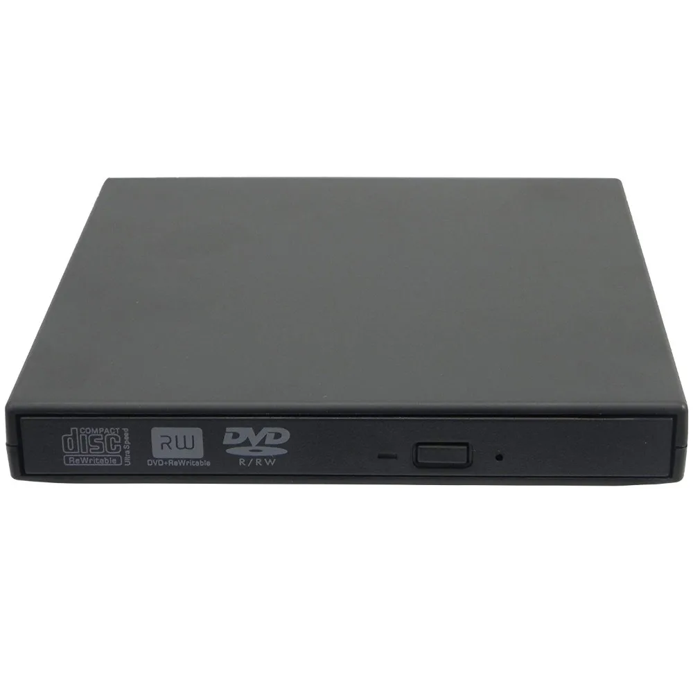 USB 2,0 Внешний DVD привод для HP Dell Sony ноутбук ПК ASUS ACER компьютер 8X DVD-RW DL 24X CD-R горелки тонкий оптический привод пианино