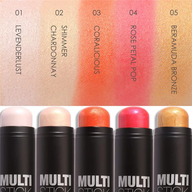 Бренд FOCALLURE Румяна для лица бронзатор хайлайтер и мерцание ярких румян палочки