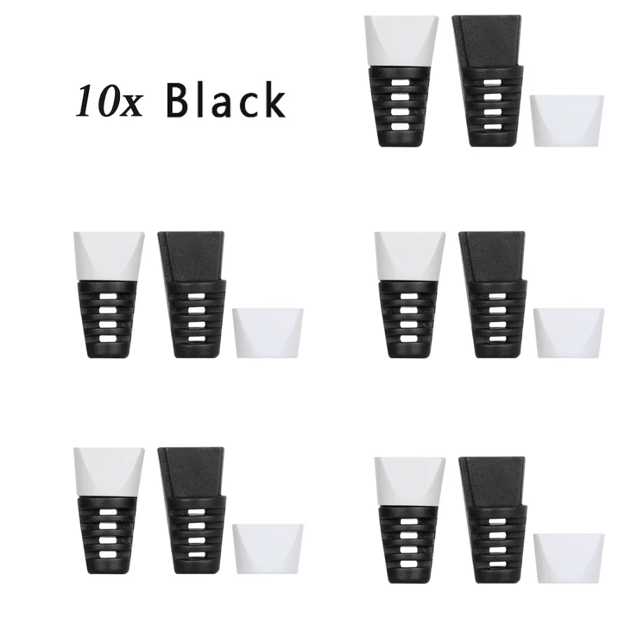 black 10PCS 10 шт кабель протектор моталки линии передачи данных чехол Веревка Защита пружинный шпагат для iPhone Android USB наушники чехол с изображением животного - Цвет: black 10PCS