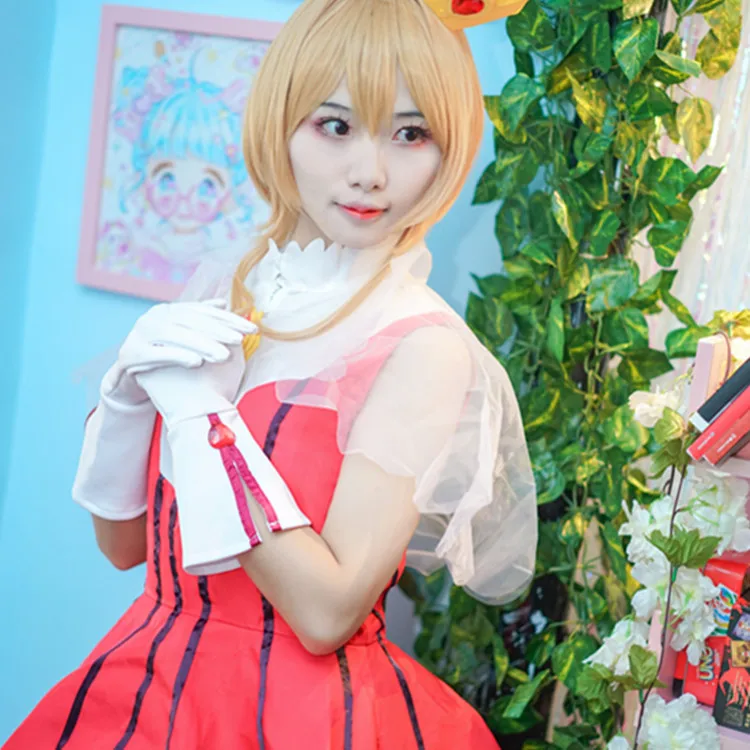 Костюм героя аниме Daidouji KINOMOTO SAKURA Rose, костюм для косплея на Хэллоуин, платье для родителей, платье женщины-кошки Reka