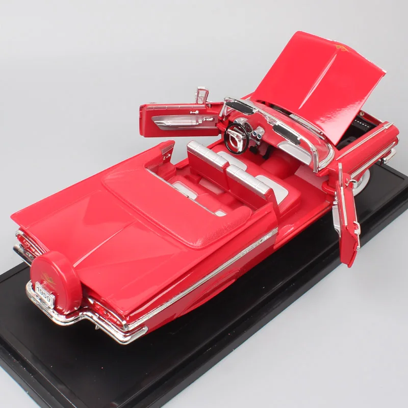 Бренд для детей 1 18 классический ретро большой Chevrolet lmpala 1959 модели автомобиля металлическое ведро литье под давлением и автомобиль подарок миниатюрный для маленьких мальчиков