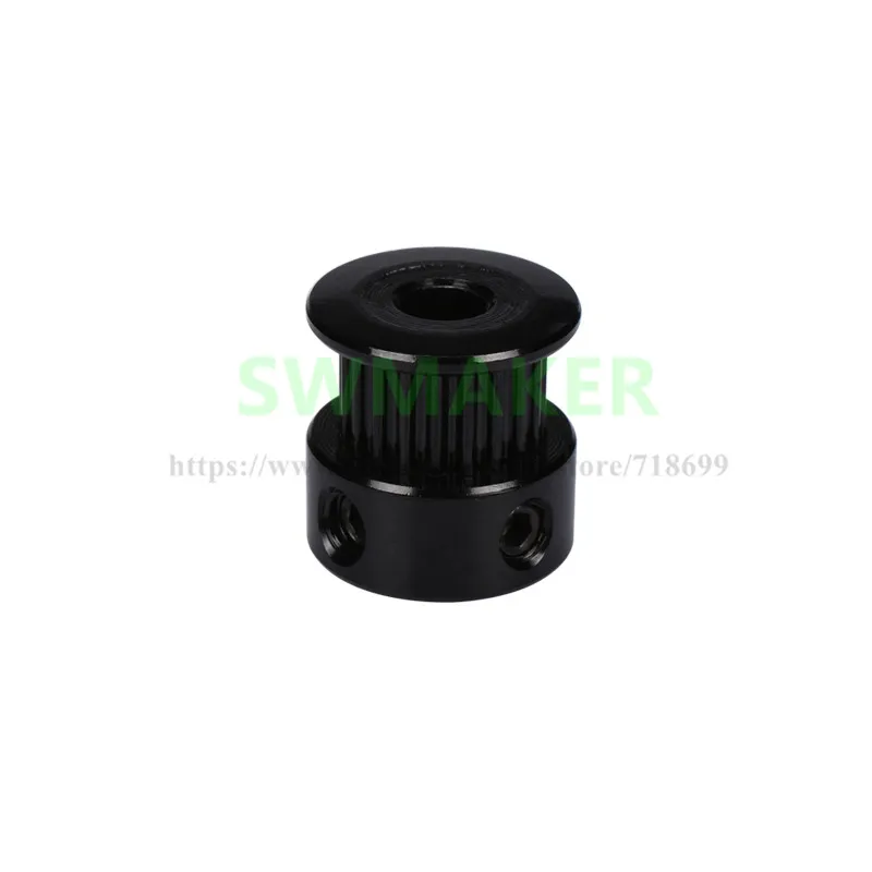 NEW GT2 S2M Black Color Aluminum Timing Belt pulley 20 teeth bore 5/8mm for RepRap 3D printer GT2-6mm Width | Компьютеры и офис