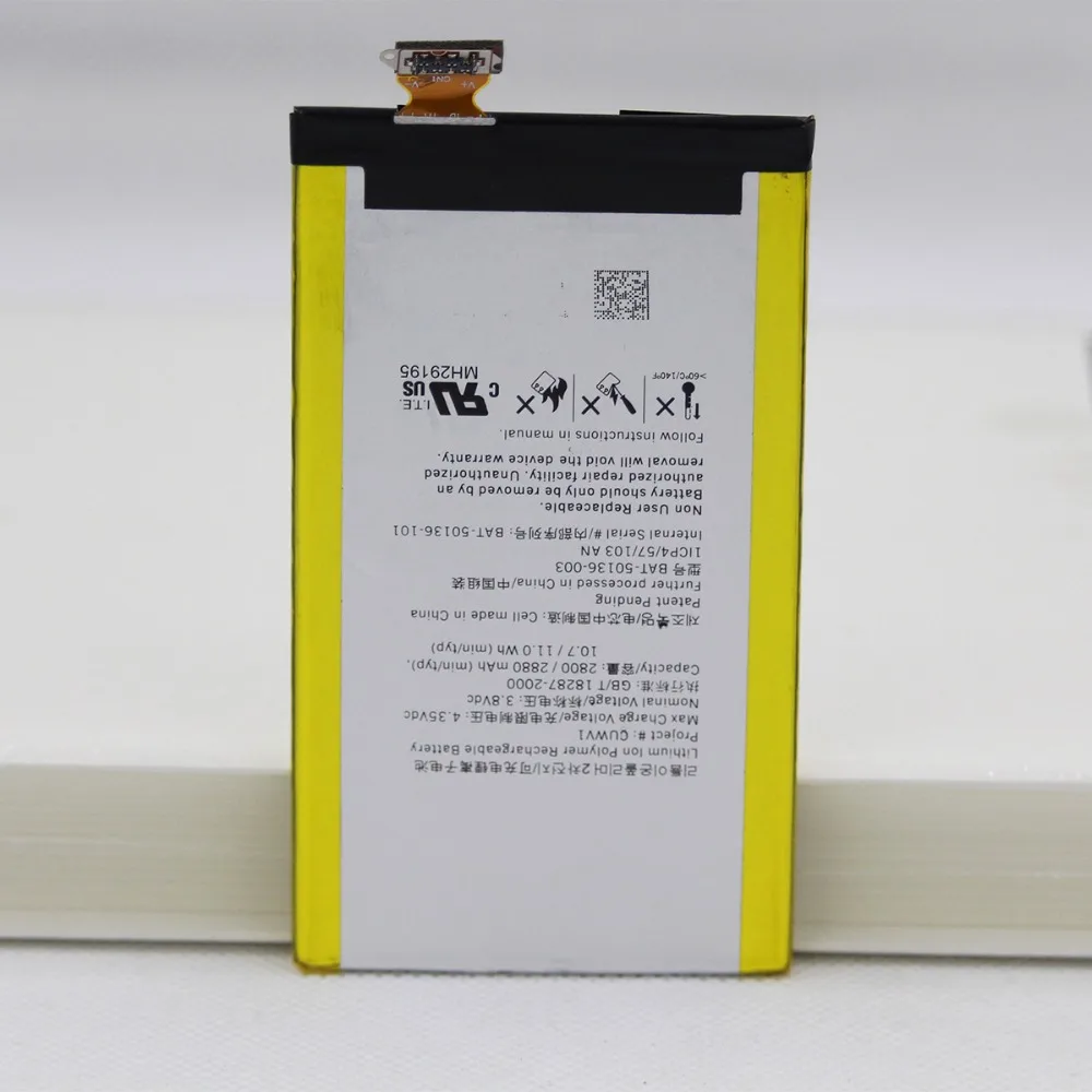 ISUNOO 20 шт./лот батарея для телефона BAT-50136-003 BlackBerry Z30 2800 мАч внутренняя замена