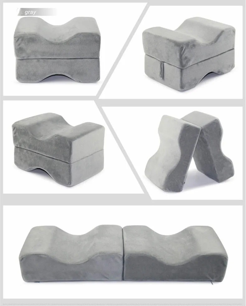 Memory Foam наколенник Подушка для сна Pregancy облегчение боли Клин подушки многофункциональная поддержка almohada rodilla11013