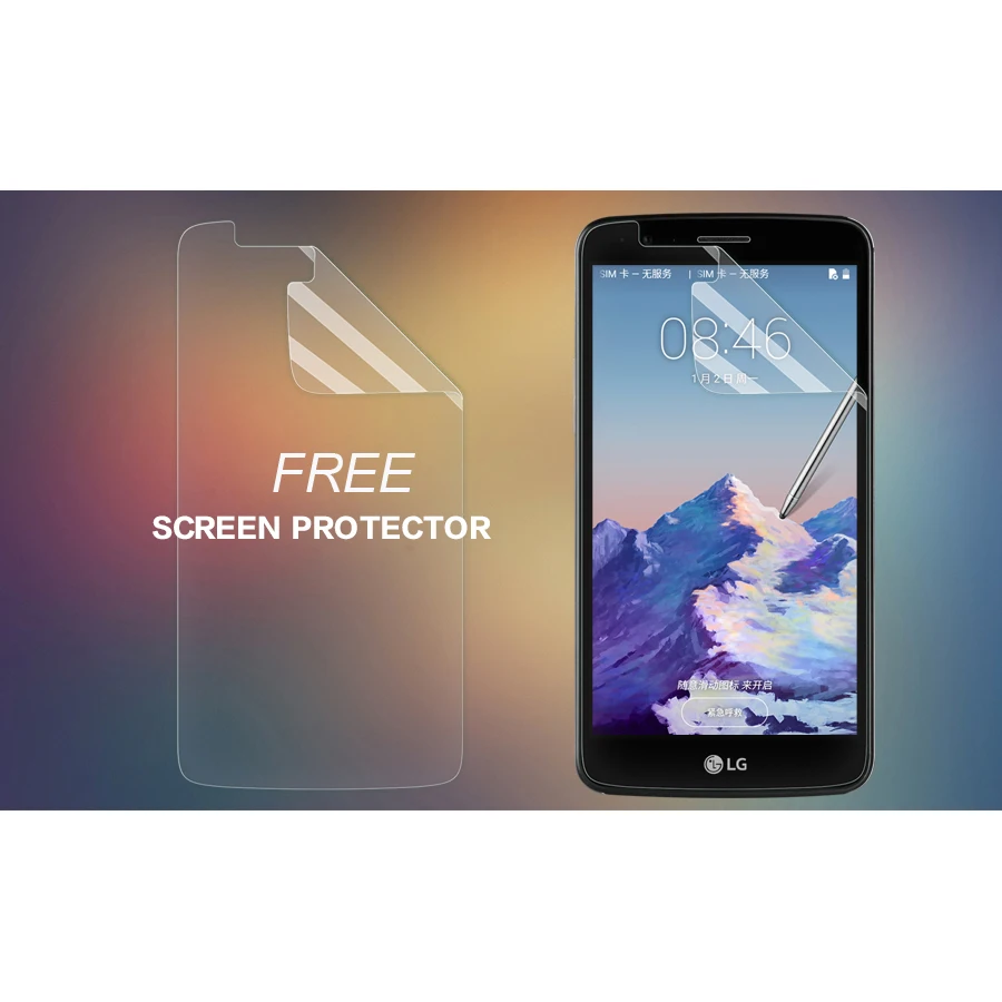 Чехол для LG Stylo 3 (Stylus 3) жесткий матовый чехол Nillkin M400DK 2017 5 7 дюйма Бесплатная защита