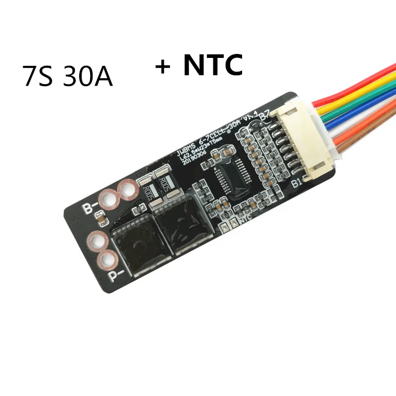 BMS 7S 30A NTC плата для 3,7 в Ternary литиевая батарея Защитная плата/батарея активный эквалайзер балансировочная плата передачи энергии