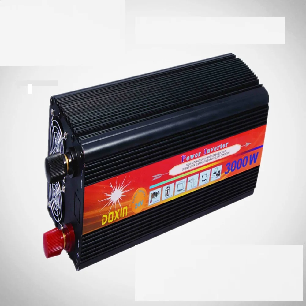 DOXIN 3000 W ножная мощность Солнечный домашний автомобильный инвертор 12 V изменение