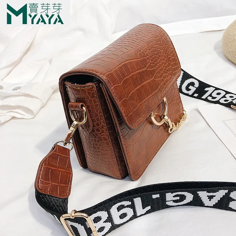 MAIYAYA сумка из аллигатора женская маленькая ретро сумки через плечо для девочек