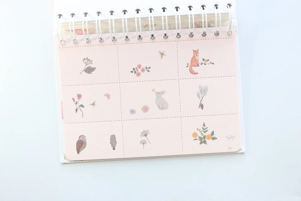 Domikee cute student spiral agenda planner organizer notebooks stationery,candy desk weekly daily planner pad set for girls,A5